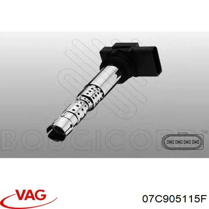 07C905115F VAG bobina de encendido