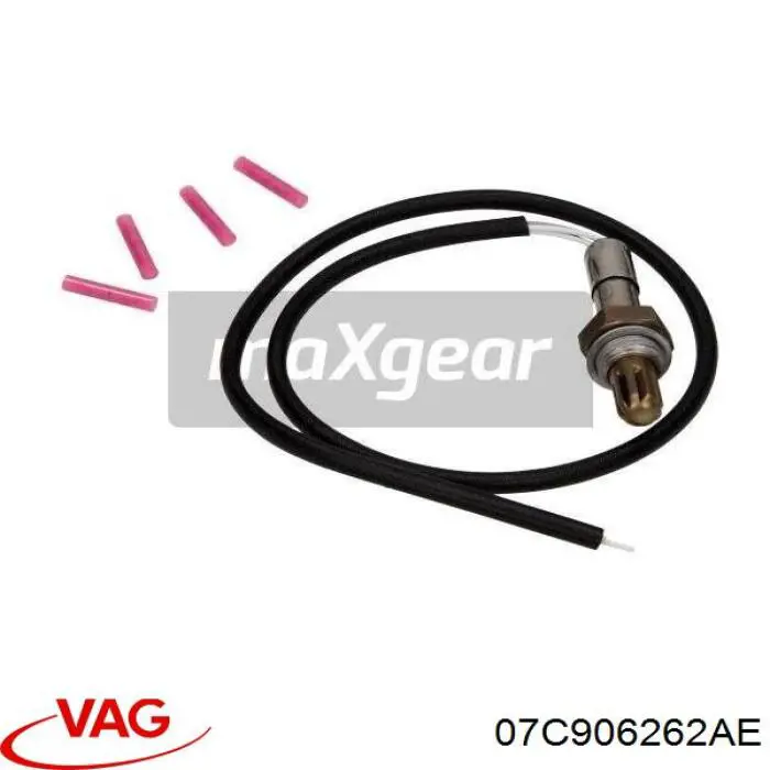 07C906262AE VAG sonda lambda, sensor de oxígeno despues del catalizador derecho