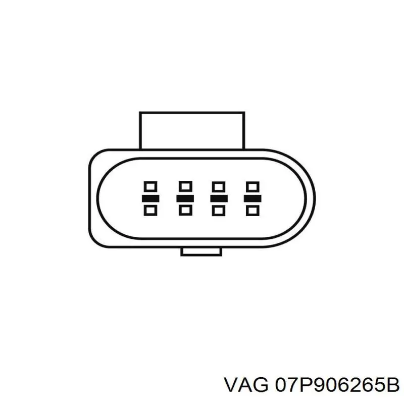 07P906265B VAG sonda lambda sensor de oxigeno post catalizador