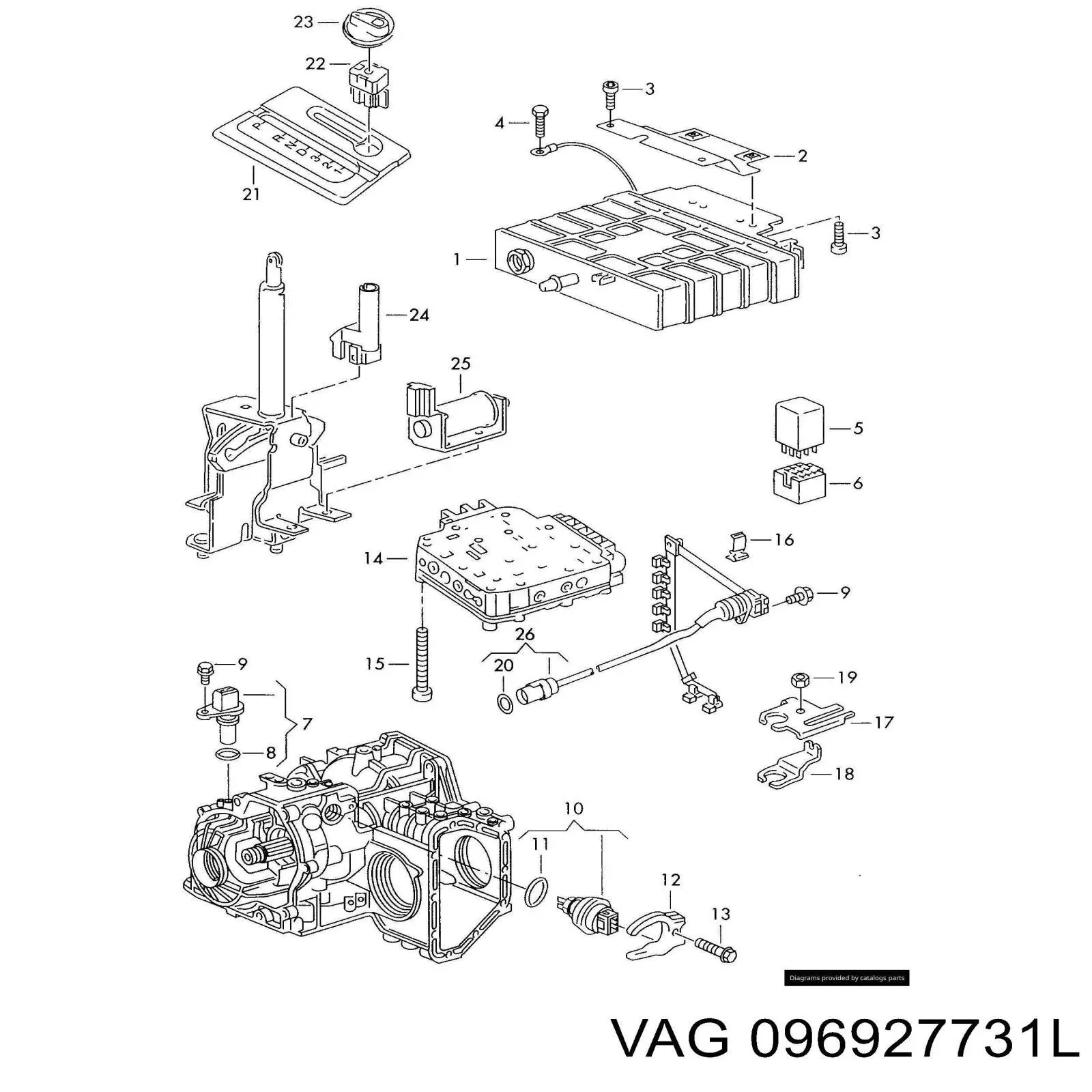  Modulo De Control Electronico (ECU) para Volkswagen Passat B3, B4, 3A2, 351