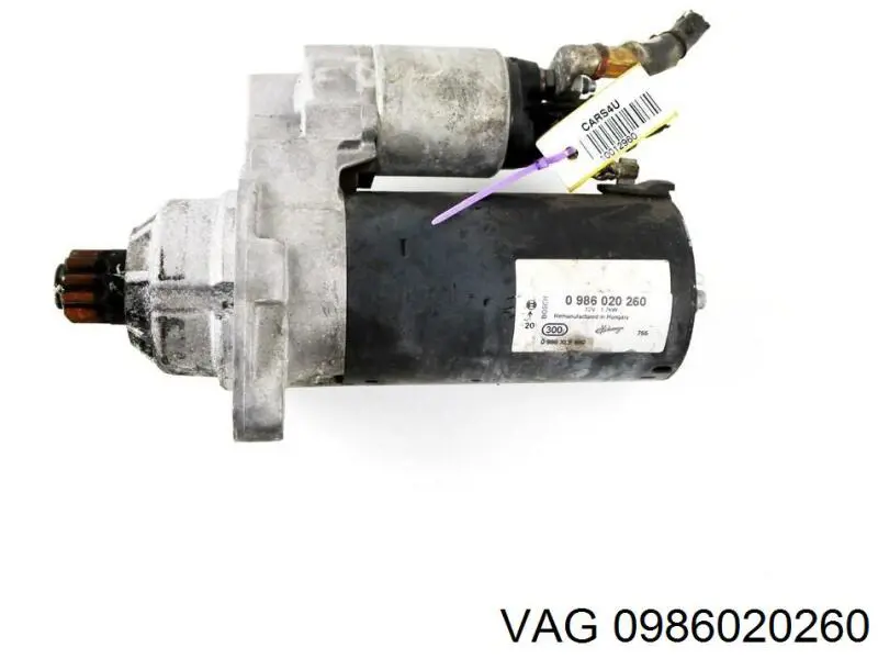 0986020260 VAG motor de arranque