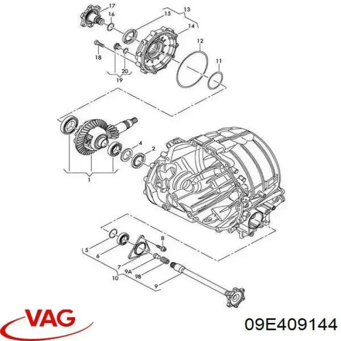  Cojinete, palier, eje delantero para Audi A6 4G2