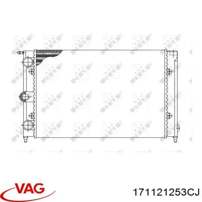 171121253CJ VAG radiador refrigeración del motor