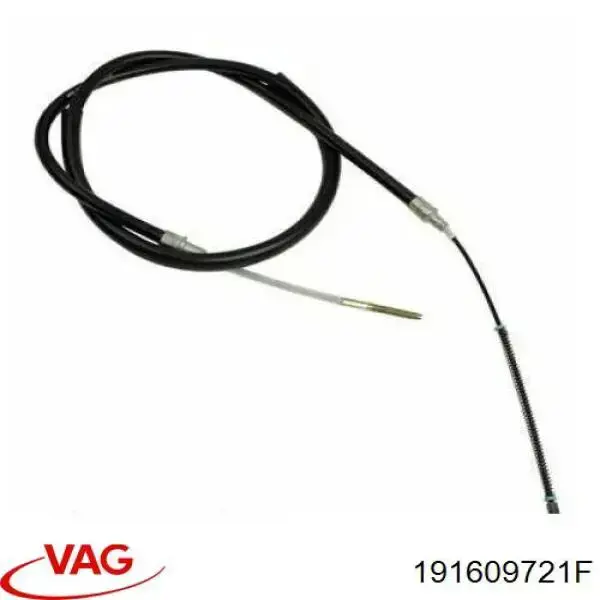 191609721F VAG cable de freno de mano trasero derecho/izquierdo