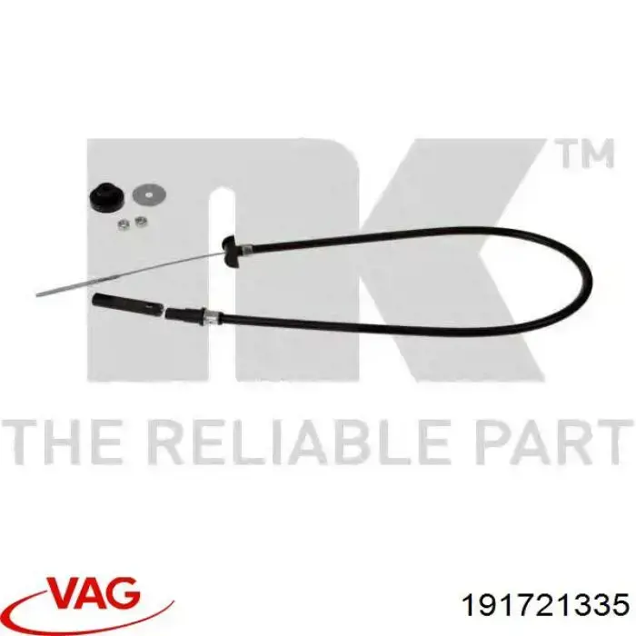 191721335 VAG cable de embrague