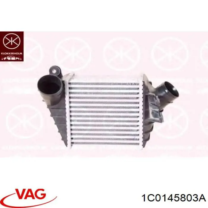 1C0145803A VAG radiador de aire de admisión