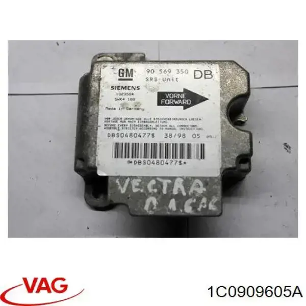  Procesador Del Modulo De Control De AIRBAG para Volkswagen Beetle 9C