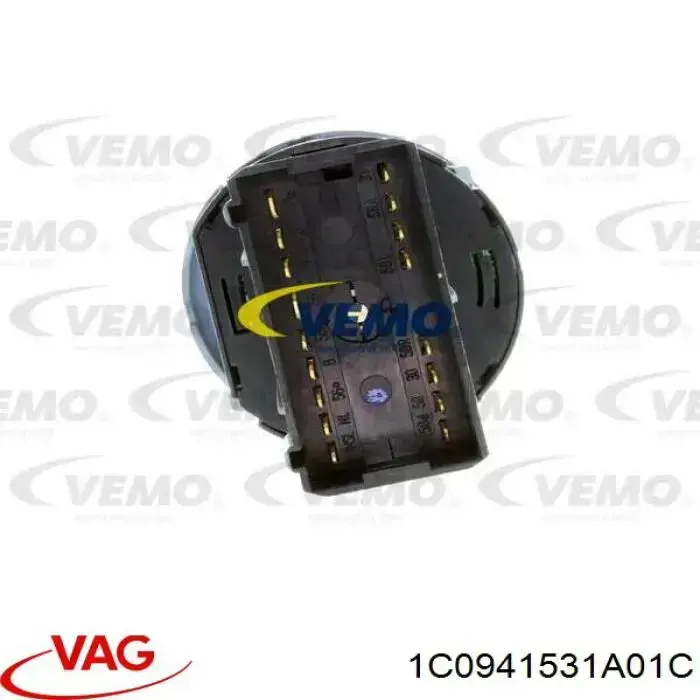 1C0941531A01C VAG interruptor de faros para "torpedo"