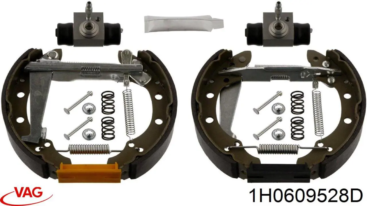 1H0609528D VAG zapatas de frenos de tambor traseras