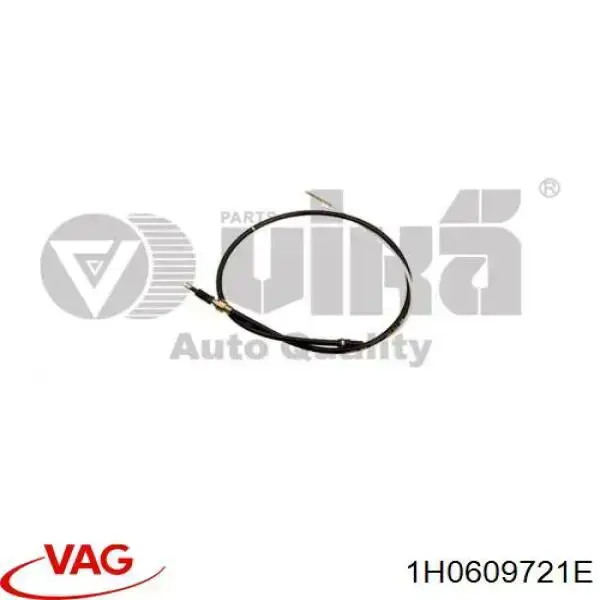 1H0609721E VAG cable de freno de mano trasero derecho/izquierdo