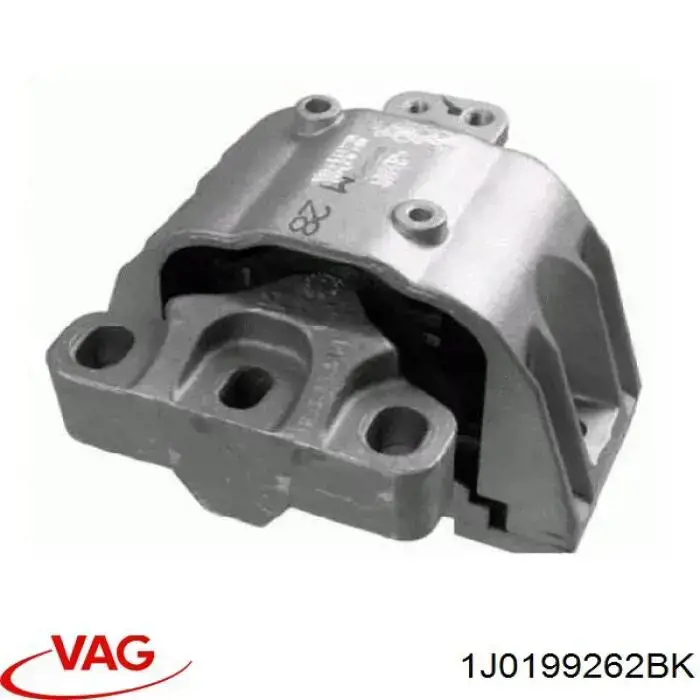 1J0199262BK VAG soporte de motor derecho