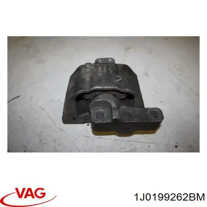 1J0199262BM VAG soporte de motor derecho