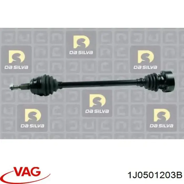  Árbol de transmisión trasero izquierdo para Volkswagen Golf 4 