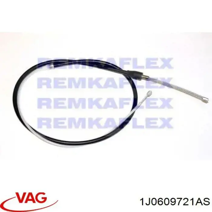 1J0609721AS VAG cable de freno de mano trasero derecho/izquierdo