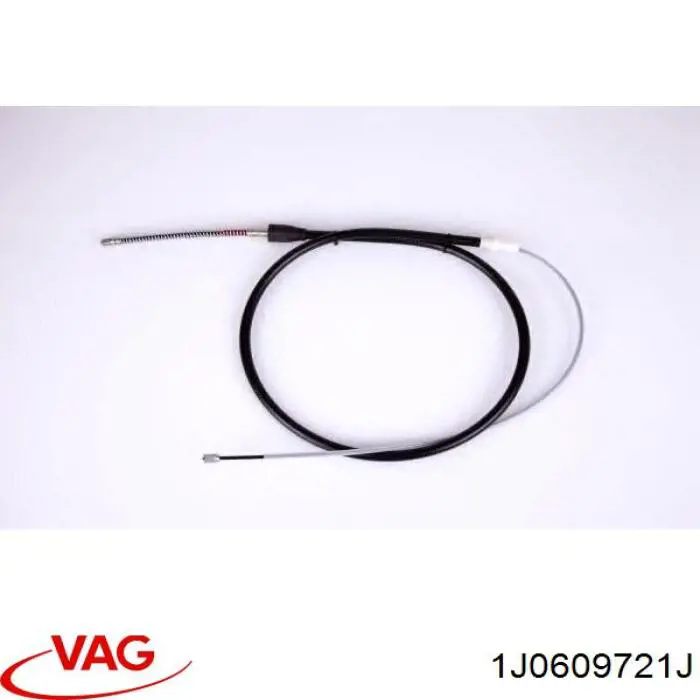 1J0609721J VAG cable de freno de mano trasero derecho/izquierdo