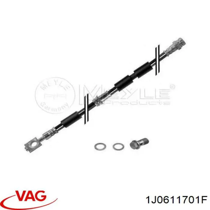 1J0611701F VAG tubo flexible de frenos delantero izquierdo