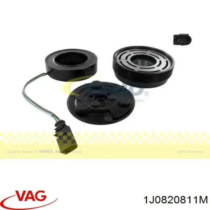 1J0820811M VAG embrague (bobina magnética compresor de aire acondicionado)