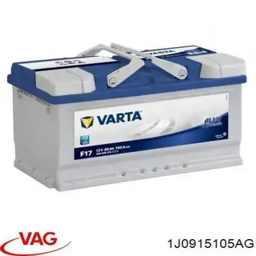 1J0915105AG VAG batería de arranque