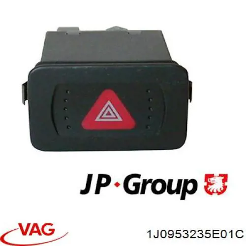 1J0953235E01C VAG boton de alarma