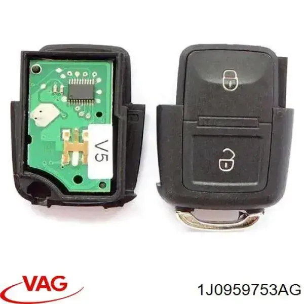  Llavero Crontol De Alarma para Volkswagen Golf 4 