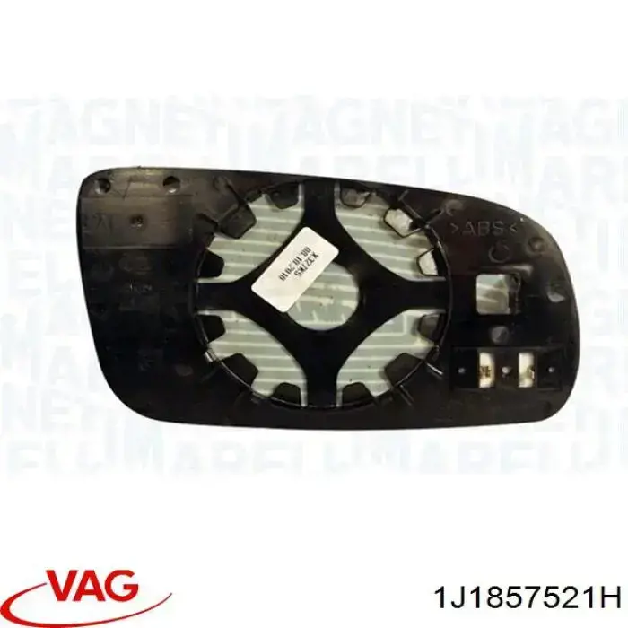 1J1857521H VAG cristal de espejo retrovisor exterior izquierdo