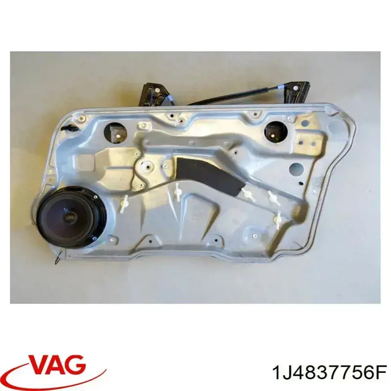 1J4837756F VAG motor eléctrico, elevalunas, puerta delantera derecha