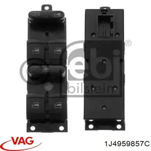 1J4959857C VAG unidad de control elevalunas delantera izquierda