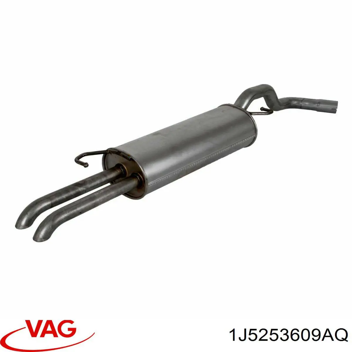 1J5253609AQ VAG silenciador posterior