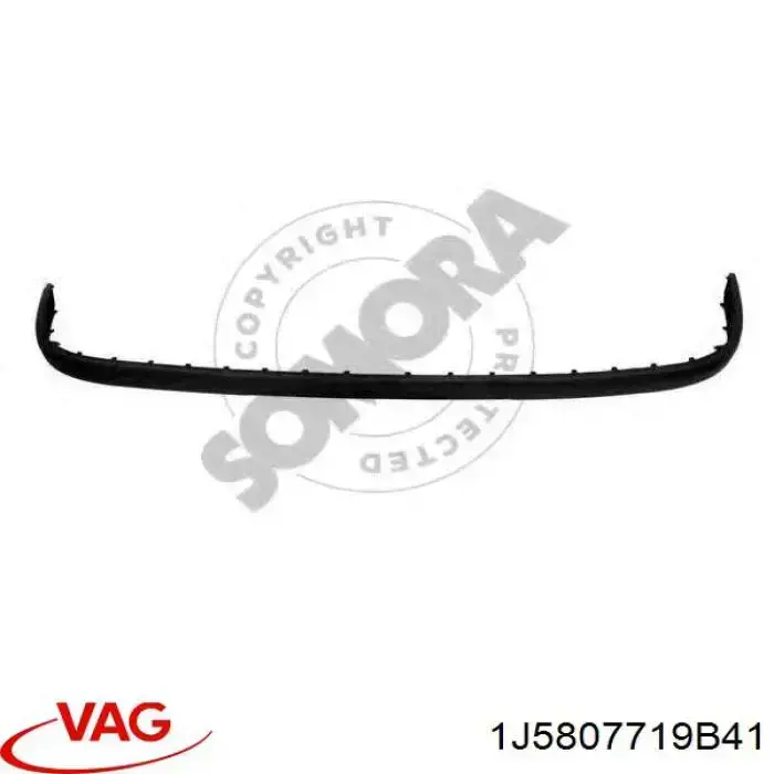  Moldura de parachoques delantero para Volkswagen Bora 1J2