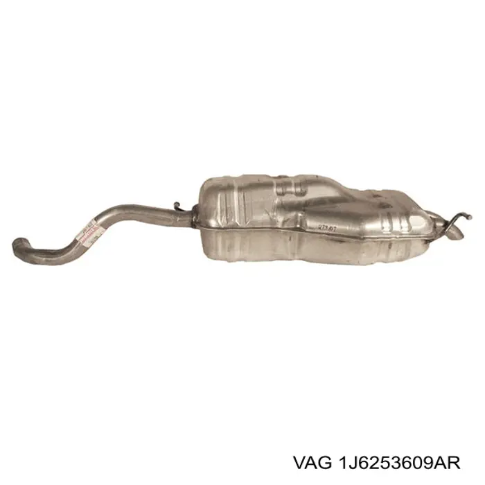 1J6253609AR VAG silenciador posterior