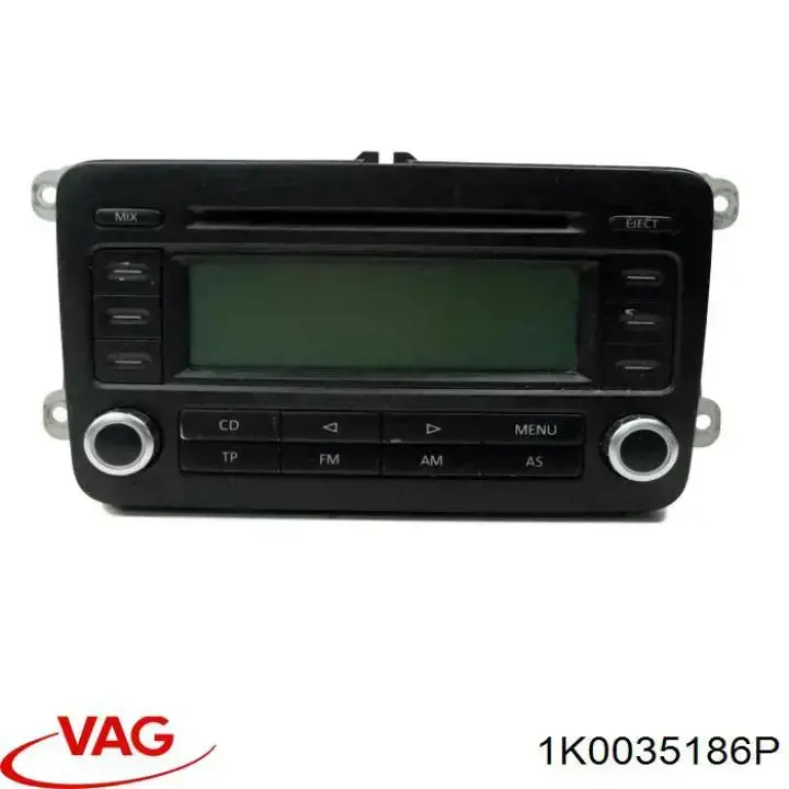 1K0035186P VAG radio (radio am/fm)