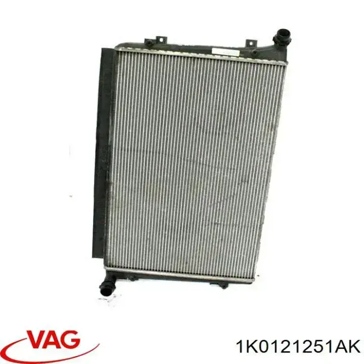 1K0121251AK VAG radiador refrigeración del motor