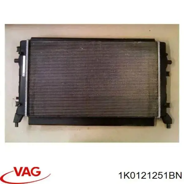 1K0121251BN VAG radiador refrigeración del motor