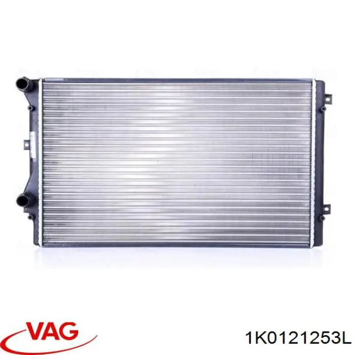 1K0121253L VAG radiador refrigeración del motor