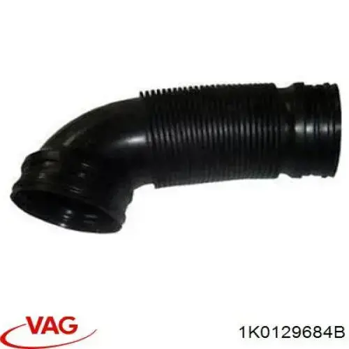 1K0129684B VAG tubo flexible de aspiración, salida del filtro de aire