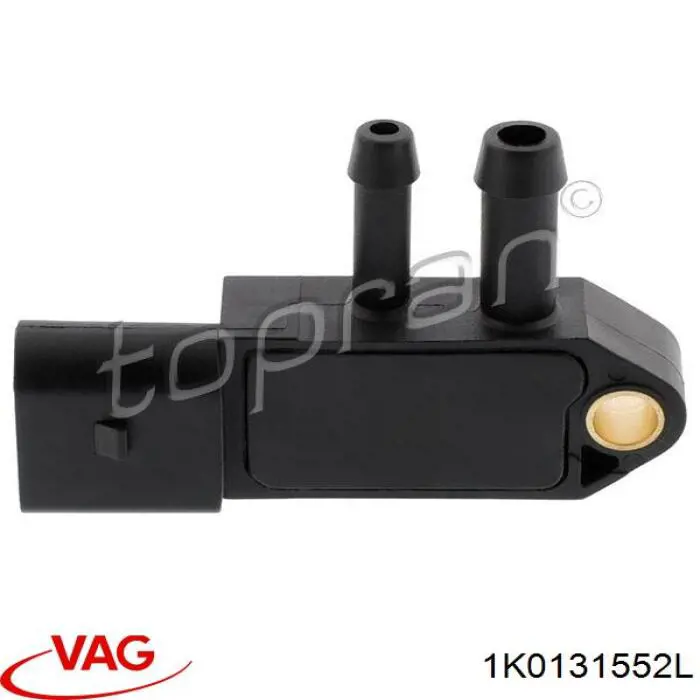 1K0131552L VAG sensor de presion de escape