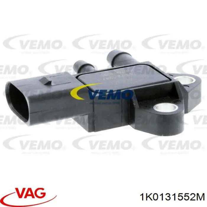 1K0131552M VAG sensor de presion de escape