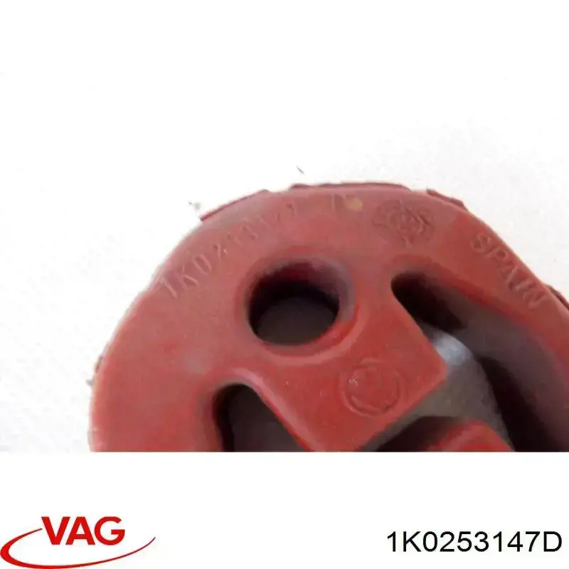 1K0253147D VAG soporte, silenciador