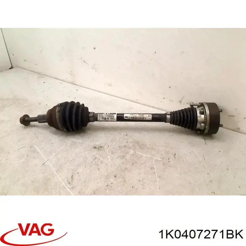 1K0407271BK VAG árbol de transmisión delantero izquierdo