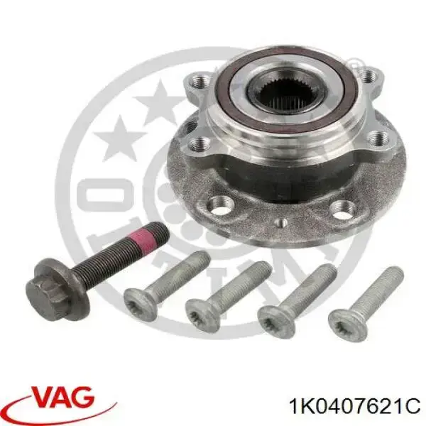 1K0407621C VAG cubo de rueda delantero