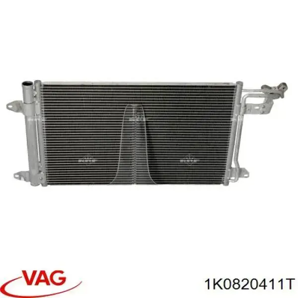 1K0820411T VAG condensador aire acondicionado