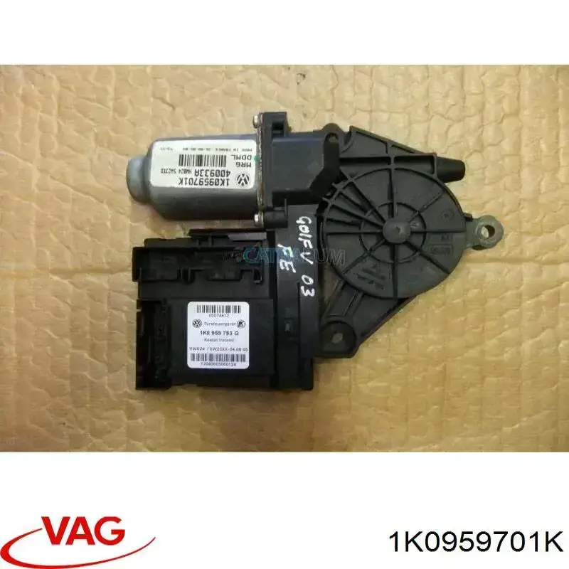  Motor eléctrico, elevalunas, puerta delantera izquierda para Volkswagen Golf 521