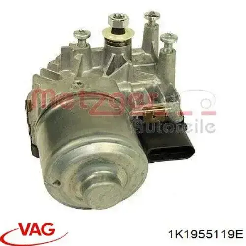 1K1955119E VAG motor del limpiaparabrisas del parabrisas