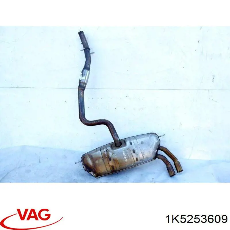 1K5253609 VAG silenciador posterior