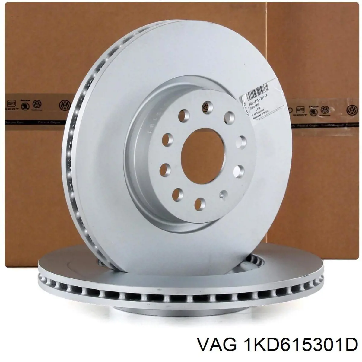 1KD615301D VAG freno de disco delantero