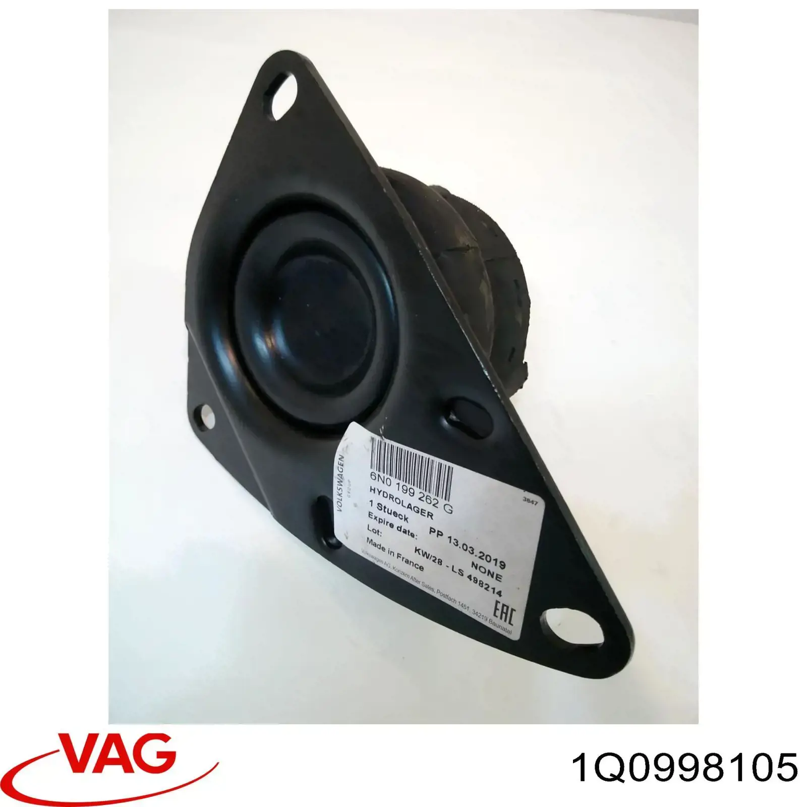 1Q0998105 VAG batería de arranque