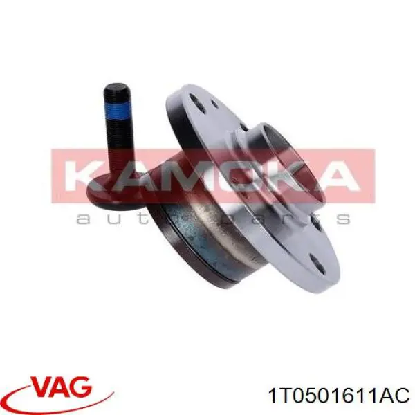 1T0501611AC VAG cubo de rueda trasero