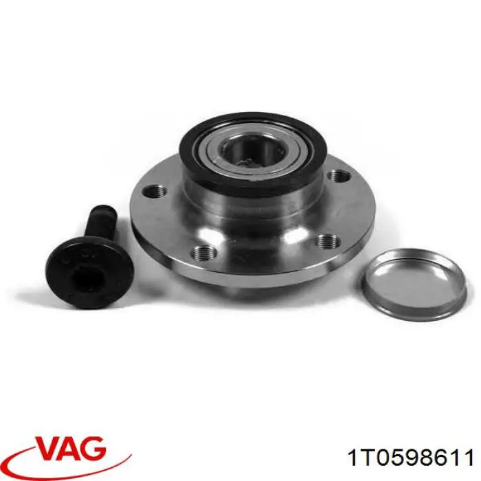 1T0598611 VAG cubo de rueda trasero