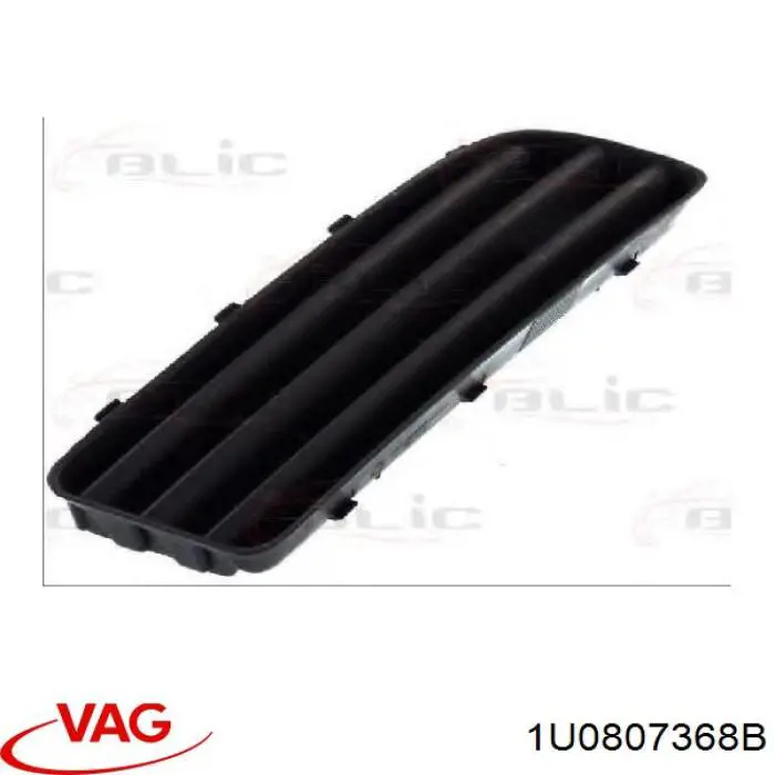 1U0807368B VAG rejilla de ventilación, parachoques trasero, derecha