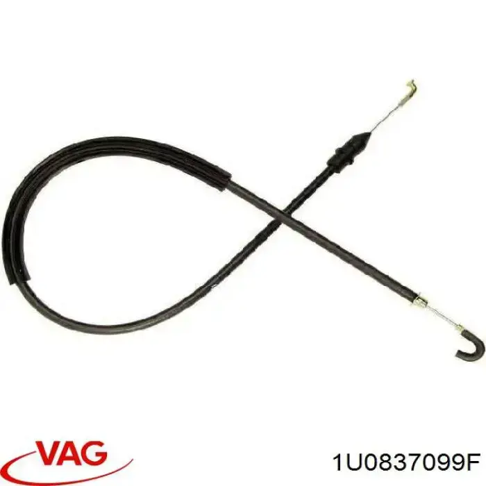  Cable de accionamiento, desbloqueo de puerta delantera para Skoda Octavia A4, 1U2